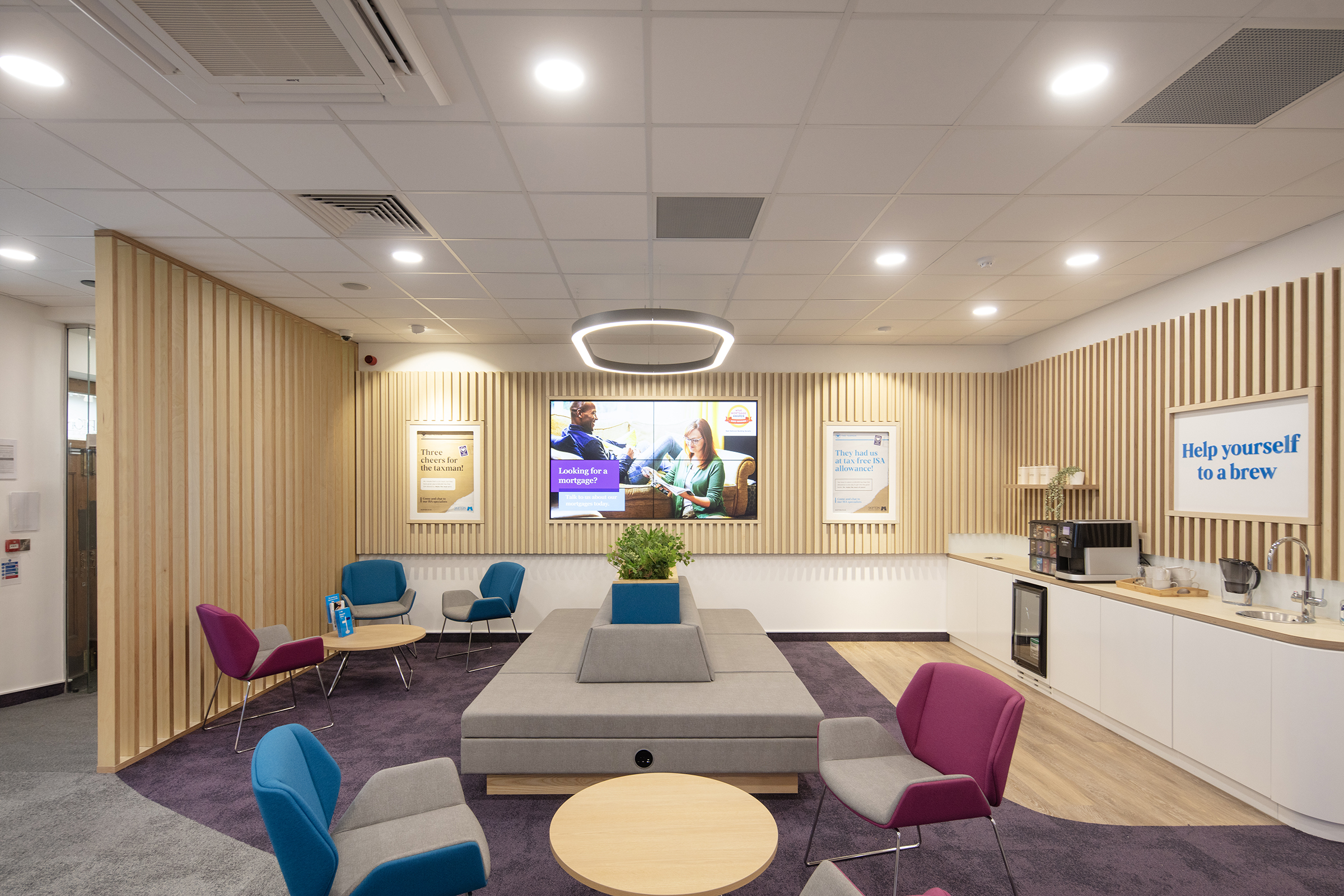 Skipton Building Society branch interior design